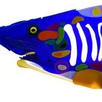 Shark sculptures