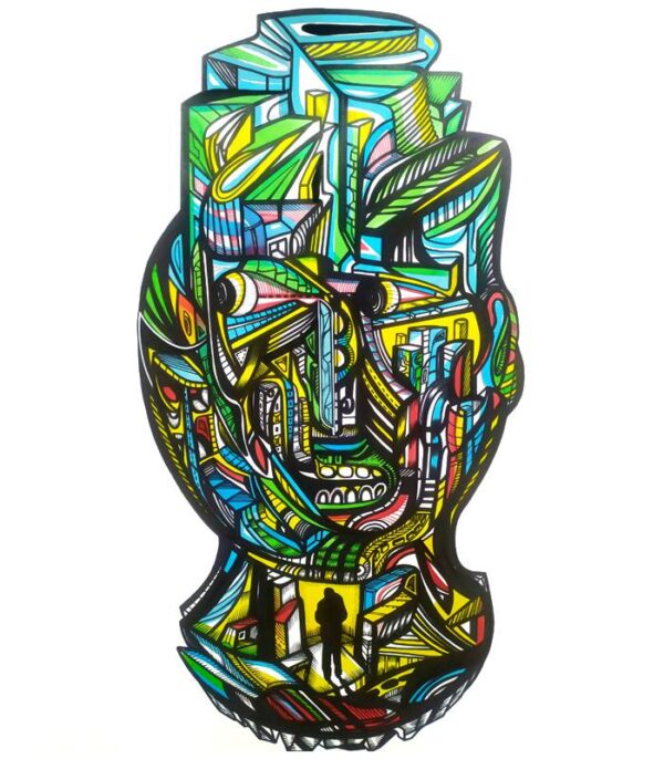 Entering the temple of mind by Marko Gavrilovic Entering the temple of mind, giclée by Marko Gavrilovic - Image 1