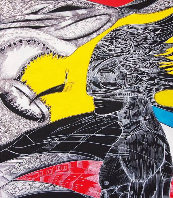 What is fear, shark painting Shark painting, What is Fear