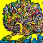 Yellow horns, bull giclée by Marko Gavrilovic