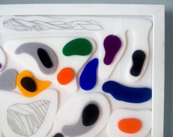 Light panels, simplicity of colors and shapes, by Marko Gavrilovic