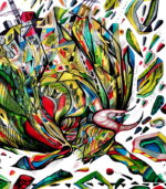 Running around, close-up