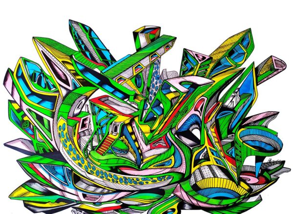 The Intricacy of Existence 7, detail 1 The Intricacy of Existence 7, giclée by Marko Gavrilovic - Image 2