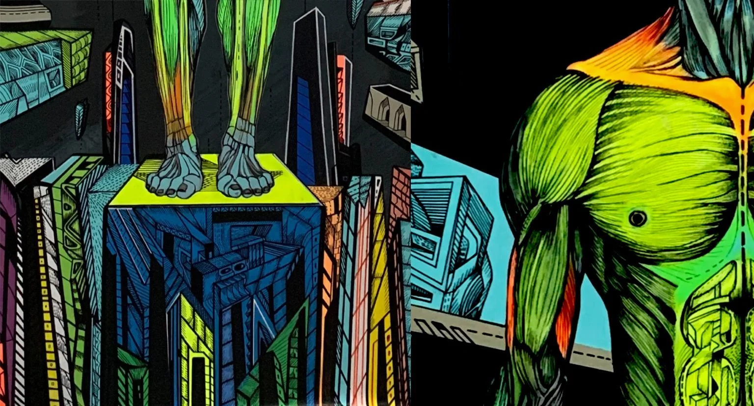 Anatomical series by Marko Gavrilovic, details