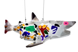 Guided by instinct, shark sculpture by Marko Gavrilovic