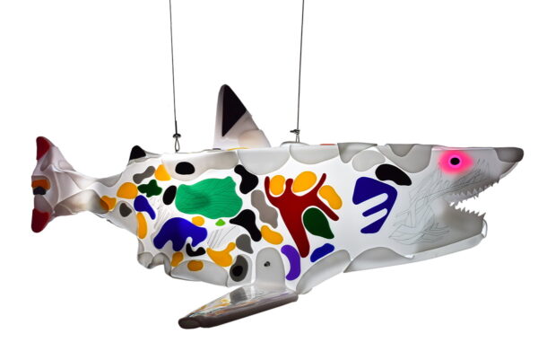 Guided by instinct, shark sculpture by Marko Gavrilovic Guided by instinct, shark sculpture by Marko Gavrilovic