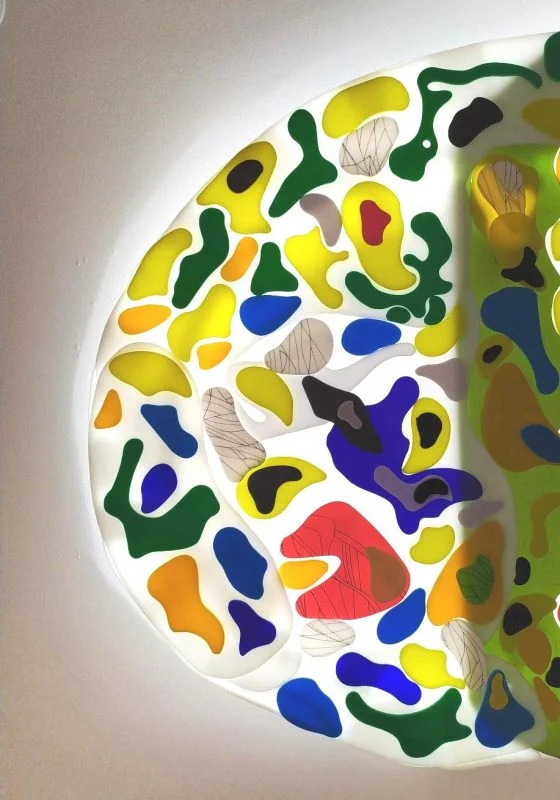 Movement, light panel by artist Marko Gavrilovic, detail 1