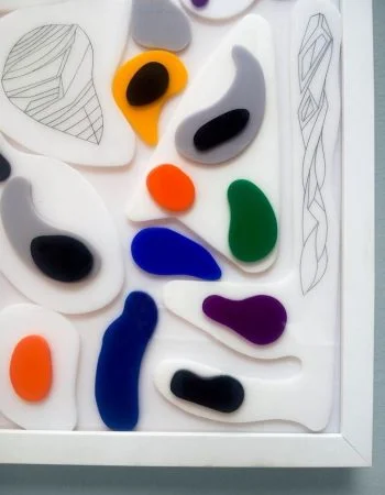 Shipping, light panels, simplicity of colors and shapes, by Marko Gavrilovic