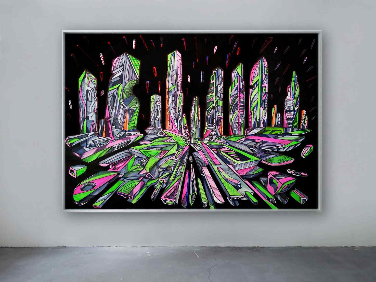 Source of Purple, Giclee on canvas, edition 1 of 70, 90 x 120 cm