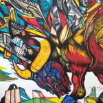 The Visitor, giclee on canvas, close-up, by Marko Gavrilovic