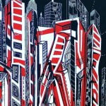 Mr.City, giclee print, detail 2