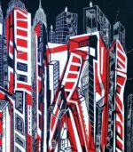 Mr.City, giclee print, detail 2